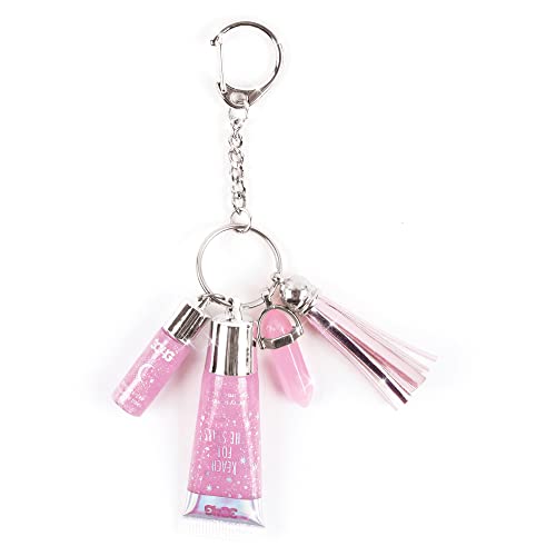 Celestial Keychain Lip Gloss - Berry Flavor Lavender Tint