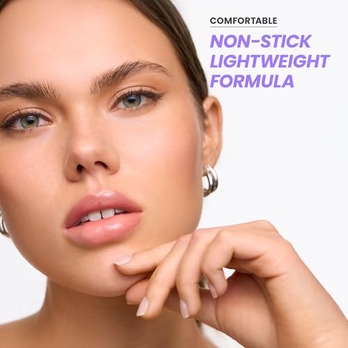 Wonderskin Clear Lip Gloss - High-Shine Glass-Like Finish