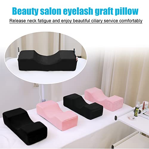 Memory Foam Eyelash Extension Neck Pillow with Pockets