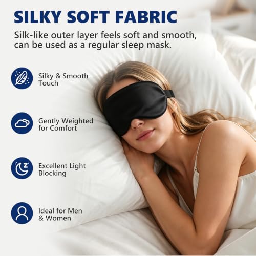 Cooling Gel Eye Mask for Migraines & Puffy Eyes (2-Pack)