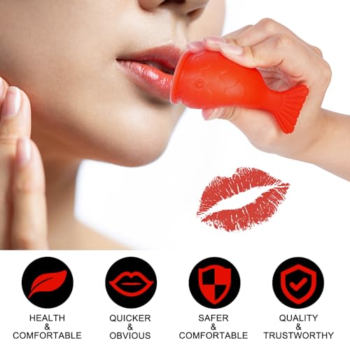 Fish-Shaped Lip Plumper | Silicone Lip Enhancer for Fuller Lips