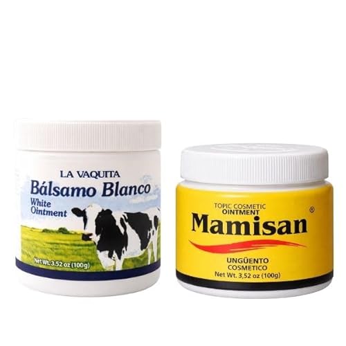 Cosmetic Ointment & La Vaquita B?lsamo Blanco (3.52 oz Each) for Sweating, Fat Burning, Joint Relief, and Muscle Recovery