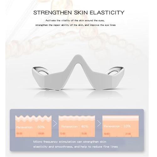 Red Light Eye Massager Glasses for Dark Circles & Puffiness