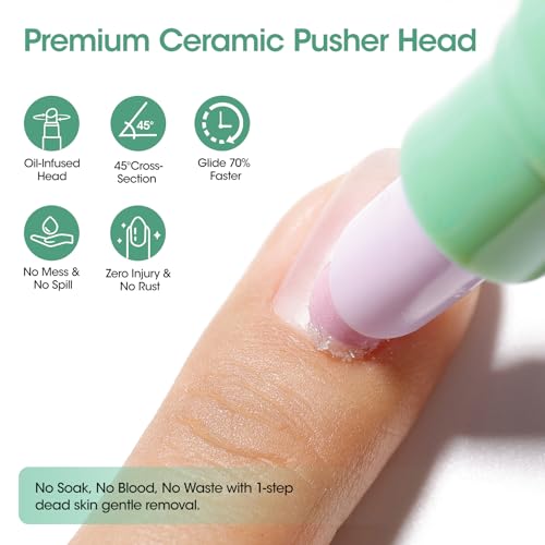 Gellen Ceramic Cuticle Oil Pusher Pen - 6ml Moisturizing