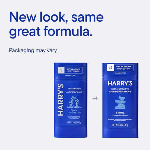 Harry's Extra-Strength Antiperspirant Deodorant for Men, 72-Hour Sweat & Odor Control, 3-Pack