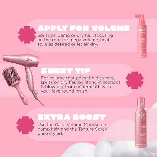 Cake Beauty Big Wig Volumizing Root Lift Spray - 72H Volume