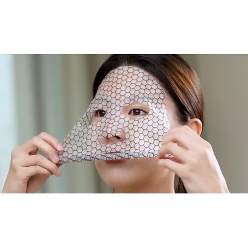 Roll Face Mask Sheet Elec Derma (8pcs) - Korean Deep Hydrating Collagen Hydrogel Mask for Women - Glass Skin Moisturizing Overnight Skincare