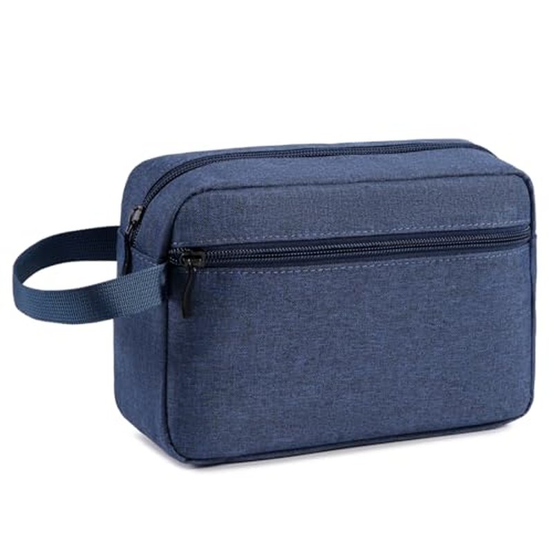 Water-Resistant Travel Toiletry Bag with Carry Handle - Compact Cosmetic Organizer for Men & Women