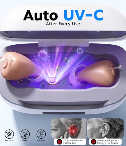 Rechargeable Hearing Aids for Seniors – OTC Digital Sound Cancellation