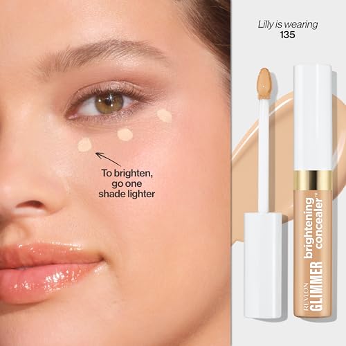 Revlon Glimmer Brightening Concealer - Lightweight Under Eye Makeup