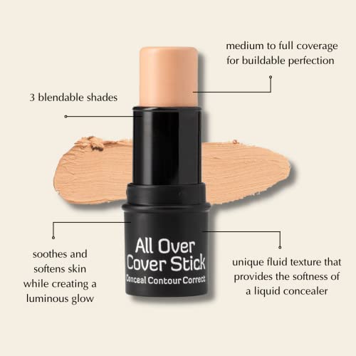 Epilynx Shine-Free Balance Illuminating Foundation Stick, Concealer Stick, Vegan, Free of Oils, Gluten, Allergens