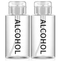 10 oz Alcohol Pump Dispenser Bottle - Clear Refillable