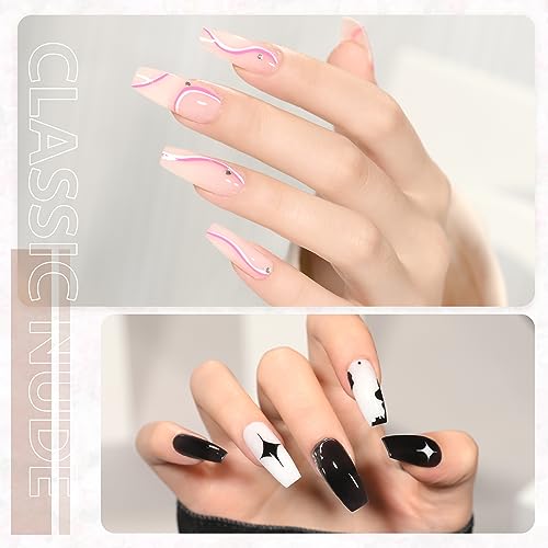 GAOY Poly Gel Nail Extension Kit - 6 Classic Builder Gel Colors