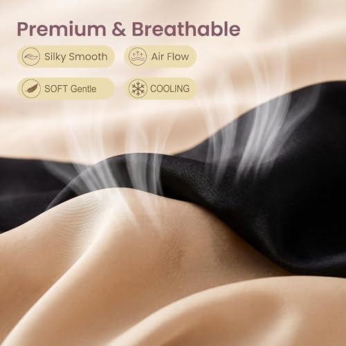 Ice Silk Bonnet for Long Hair - Non-Slip, Breathable Sleep Cap