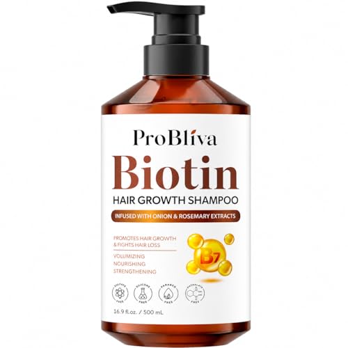 Biotin Hair Growth Shampoo for Thinning Hair - Strengthening & Volumizing - Sulfate-Free - 16.9 fl oz