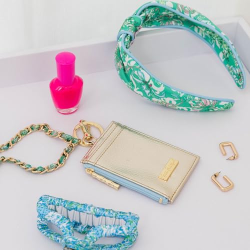 Lilly Pulitzer Low Know Headband for Women, Colorful Knotted Headband, Cute Hair Accessories for Women (Blossom Views)