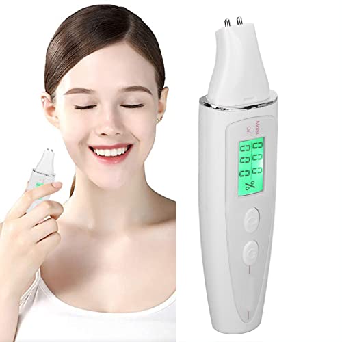 Skin Analyzer Pen with LCD Display - Moisture & Oil Tester