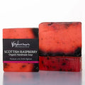 The Highland Soap Company, Handmade Scottish Organic Vegetable Oil Glycerin Soap Bar, Scottish Raspberry, 5.3oz (Pack of 2)