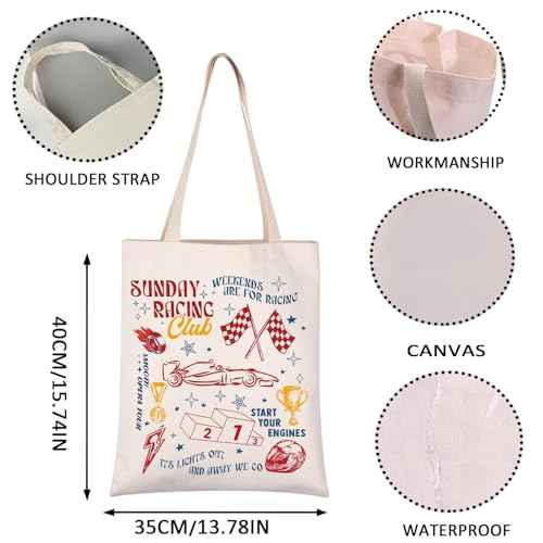 F Tote Bag F Motorsport Gift F Racing Aesthetic F Team Gift