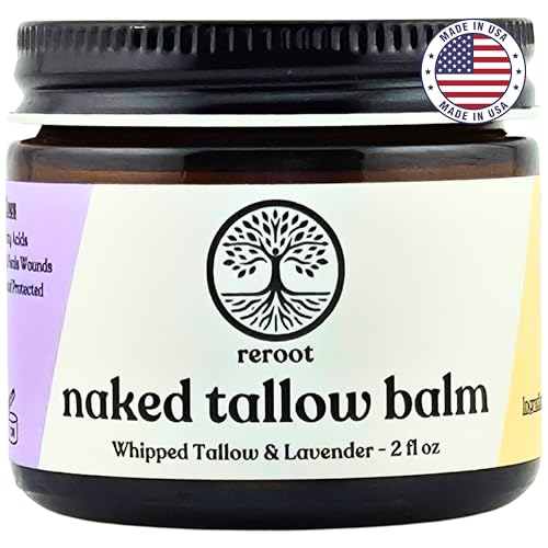 Lavender Naked Tallow Balm | Grass Fed Beef Tallow Balm