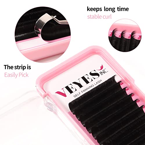 Volume Lash Extensions 0.05 D Curl 8-16mm Mixed Length Tray