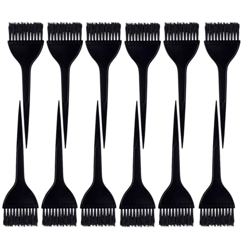 12-Pack Hair Dye Brushes - Professional Color Applicator Kit