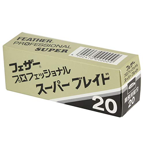Feather Artist Club ProSuper Razor Blades 20 Count (Pack of 2)