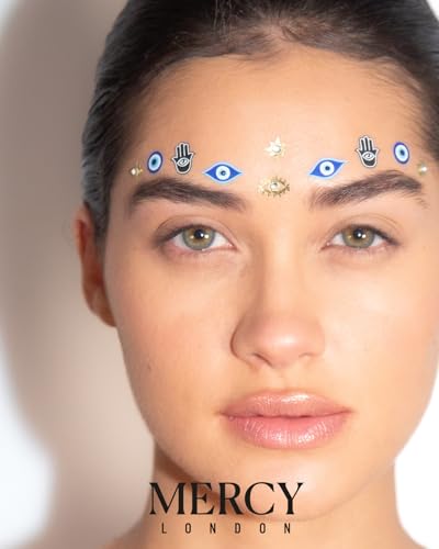 Evil Eye Face Jewels Stick-On Gems by Mercy London
