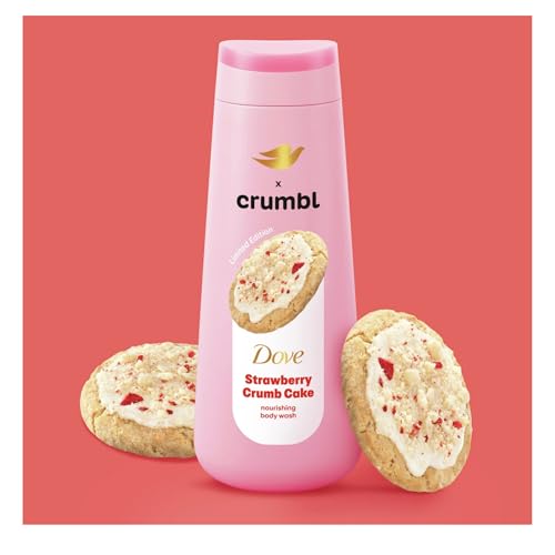 Dove Crumbl Strawberry Body Wash & Scrub Combo 35oz