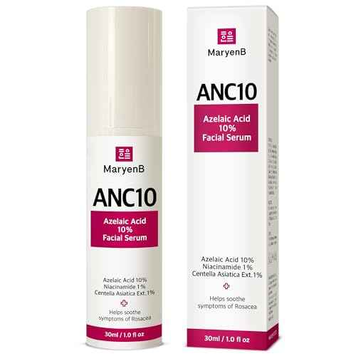Azelaic Acid 10% Face Serum with Niacinamide 1% and Cica 1% ? Smooth, Calm & Hydrate Skin ? Lightweight Formula with Centella & Green Tea, 1 Fl Oz (30ml)