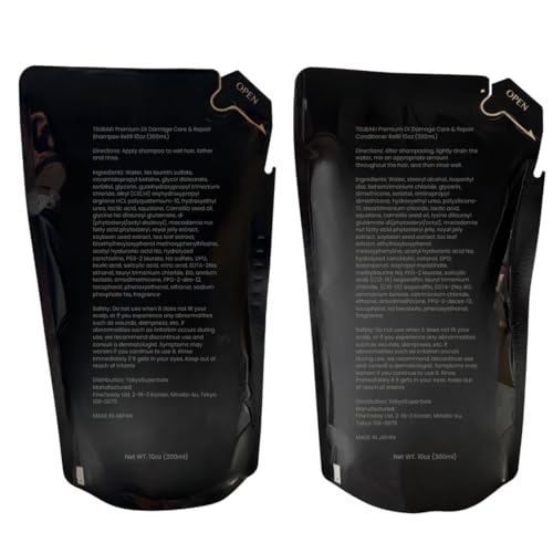 TSUBAKI Premium EX Damage Care Shampoo & Conditioner Refill Set 10oz