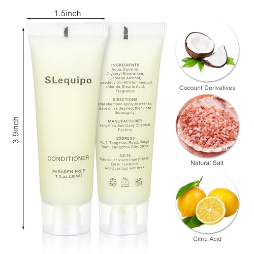 Travel Size Conditioner Bulk, 1 fl oz, 50 Pack