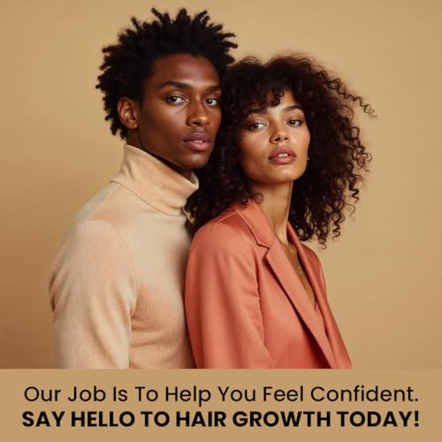 Rennora Hair Growth Serum 1 Fl Oz (Pack of 2) - Peppermint, Nettle & Rosemary Oil for Black Hair Growth