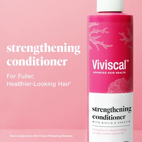 Viviscal Hair Strengthening Conditioner ? Strengthens and Reduces Breakage for Fuller, Healthier Hair ? With Biotin, Keratin and Marine Extracts ? 250ml (8.45 Fl Oz)