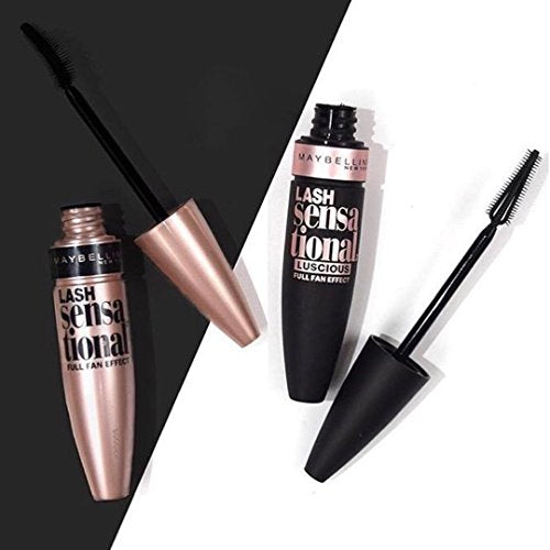 Maybelline Lash Sensational Luscious Washable Mascara, Blackest Black