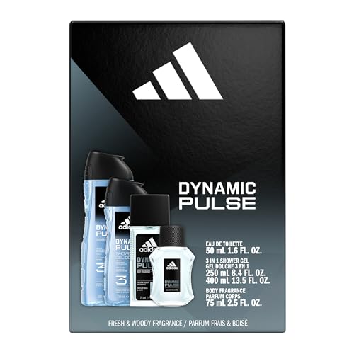 Adidas Dynamic Pulse Men's Fragrance Gift Set with EDT & Body Wash