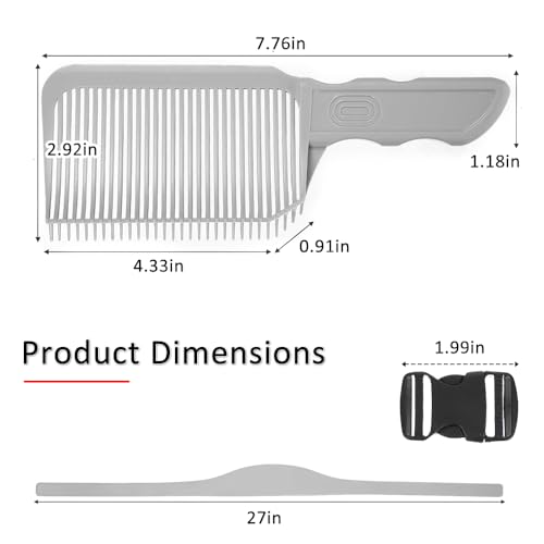 Men's Haircut Kit with Comb & Adjustable Clipper Strap