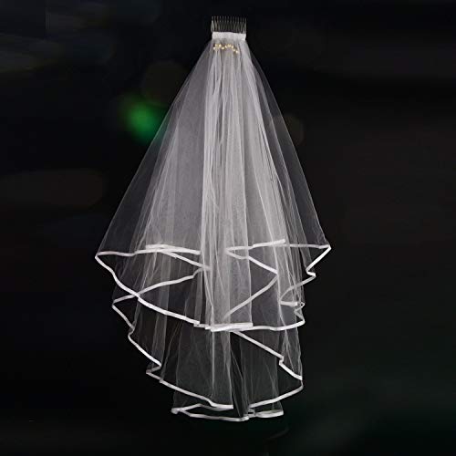 Pangda 10-Pack Clear Hair Comb Clips – 14-Tooth Bridal Veil Combs