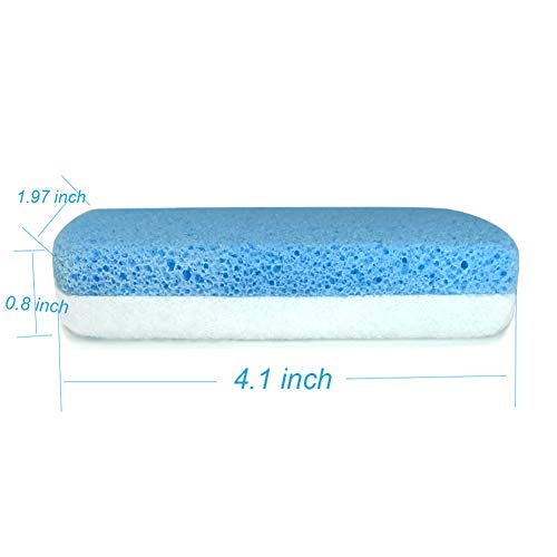 Maryton 2-Pack Glass Pumice Stone for Feet - Double Sided Callus Remover