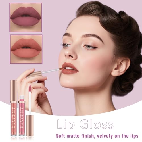 KAVCENT Teen Makeup Kit with 14-Color Palette & Brushes