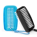 Dual-Sided Nail Brush for Fingernail and Skin Cleaning - Heavy Duty Handle