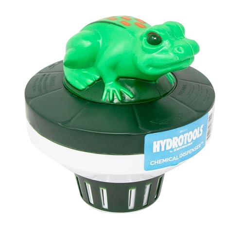 SWIMLINE HYDROTOOLS 8710 Frog Large Capacity Pool & Spa Chemical Dispenser | Compatible With Bromine & Chlorine Supports 1-3’’ Tablets | Adjustable For Customizable Flow Rate | Cost Effective