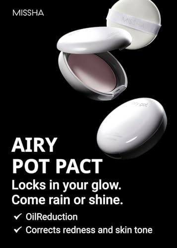 MISSHA Airy Pot Pressed Pink Powder Pact 5g
