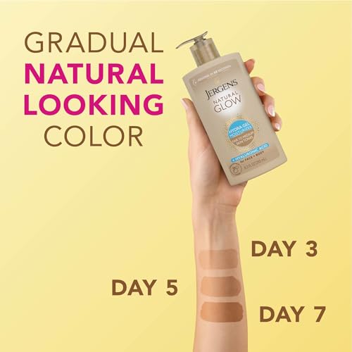 Jergens Natural Glow Hydra Gel Self Tanner, Fair to Medium, 8.3 fl oz