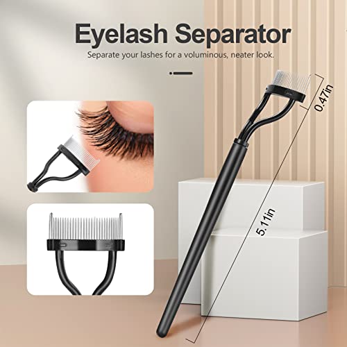SWEET VIEW Eyelash Comb Set 3-Pc Lash Separator & Eyebrow Brush