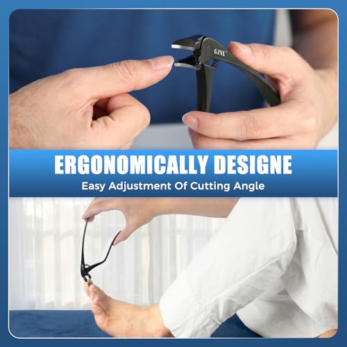 Ergonomic Toenail Clippers for Seniors | Angled Heavy-Duty Design