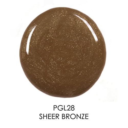 Palladio Lip Gloss, Non-Sticky Lip Gloss, Contains Vitamin E and Aloe, Offers Intense Color and Moisturization, Minimizes Lip Wrinkles, Softens Lips with Beautiful Shiny Finish, Sheer Bronze
