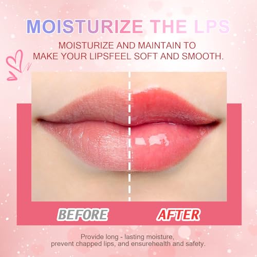 6-Color Lip Gloss Set with Moisturizing Oil Formula