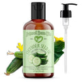 8oz Cucumber Seed Oil, 100% Pure and Natural, Cold-pressed, Unrefined, Moisturizer for Skin and Hair - Includes Pump & Flip Cap