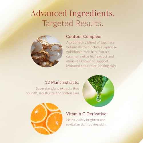 DHC Advanced Target Face Cream, Targeted Revitalizing Cream for Face and Jawline, 1.7 oz. Net Wt. (50g)